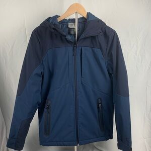 Men's Champion C9 Two-Toned Navy Full Zip Performance Jacket Utility Casual S